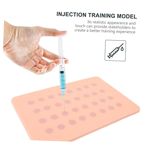 Mobestech 2pcs Skin Test Training Module Mannequin Injection Practice Pad Iv Supplies Nurse Intradermal Injection Training Pad Injection Training Module Skin Injecting Training Model