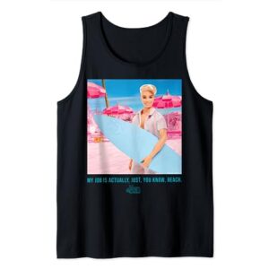 Barbie The Movie - My Job Is Beach Tank Top