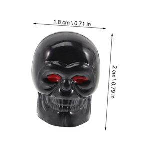 Vaguelly Automotive Wheels 8 pcs Valve Cap Skull Tire Pressure Cap Skull car Accessories for car accesories Stem Covers Motorbike Tyre Dust Caps Mountain Bike Copper core Alien