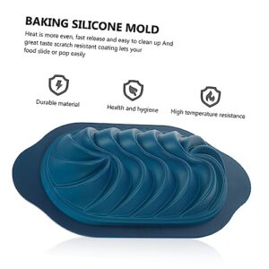 Abaodam Box Thread Cake Mold silicone baking pad silicone baking tray de para gelatinas loaf pan for meatloaf french bread pan dessert moulds DIY baking mold cooking mold