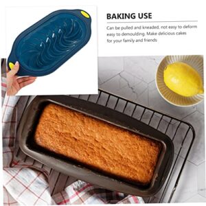 Abaodam Box Thread Cake Mold silicone baking pad silicone baking tray de para gelatinas loaf pan for meatloaf french bread pan dessert moulds DIY baking mold cooking mold