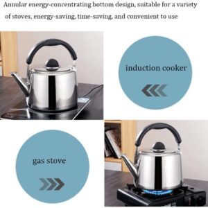 Tea Kettle Stovetop Whistling Tea Kettle Stainless Steel Whistling Tea Kettle Modern Teapot Tea Pot For Stove Top Thicken Stove Top Kettle Tea Kettle for Stove Top