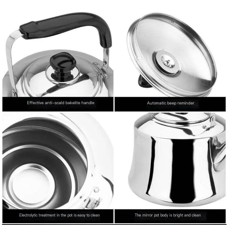 Tea Kettle Stovetop Whistling Tea Kettle Whistling Tea Kettle Stainless Steel Whistling Teapot Water Kettle Stovetop Whistling Tea Pot Stove Top Kettle Tea Kettle for Stove Top