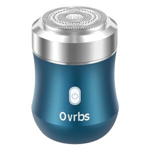 ovrbs mini electric shaver,aluminum alloy body,3d floating shaver head,type-c charging,use for 45 days,ipx7 waterproof, portable shaver,travel razor,travel shaver,suitable for office