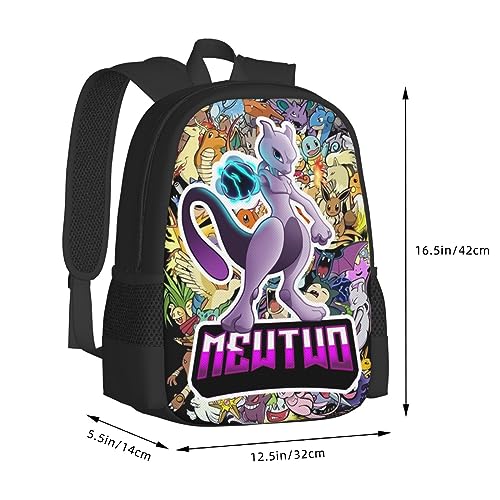 Cartoon Backpack Mt Backpack for Women Men 17in Fashion Large-Capacity Laptop Backpack Casual Durable Waterproof Daypack Sports Work Camping Cartoon Bags