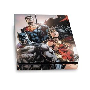 head case designs officially licensed justice league dc comics rebirth trinity #1 comic book covers vinyl sticker gaming skin decal cover compatible with sony playstation 4 ps4 console