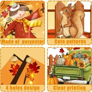 Fall Y'all Backdrop Happy Fall Y'all Decorations,Large Polyester Scarecrow Fall Leaves Fall Backdrops Banner for Photography Thanksgiving Decorations Fall Party Supplies