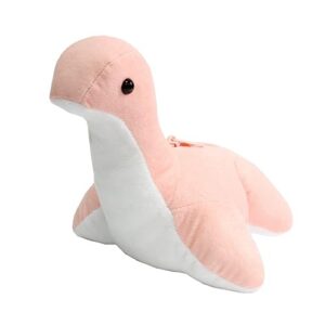 new nessie plush toys,7.9 in creative loch ness monster plush toy wacky throw pillow,fun anime character stuffed dolls for cartoon anime game fans gift（pink）
