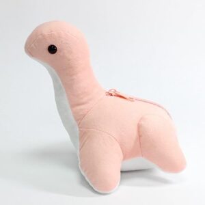 New Nessie Plush Toys,7.9 in Creative Loch Ness Monster Plush Toy Wacky Throw Pillow,Fun Anime Character Stuffed Dolls for Cartoon Anime Game Fans Gift（Pink）
