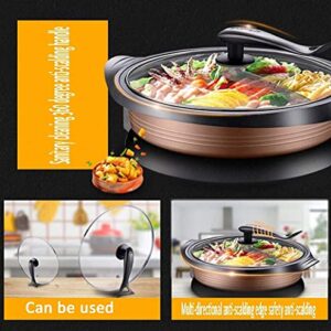 Electric Wok Multi-Function Electric Fire Pot 2 Household Electric Boiling Hot Pot Cooking 4 Fried Roast One Pot Can Be Used In Kitchen Restaurants Gourmet Cooking