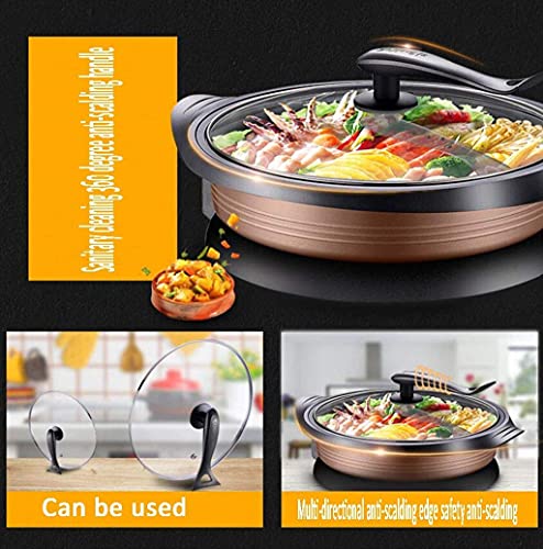 Electric Wok Multi-Function Electric Fire Pot 2 Household Electric Boiling Hot Pot Cooking 4 Fried Roast One Pot Can Be Used In Kitchen Restaurants Gourmet Cooking