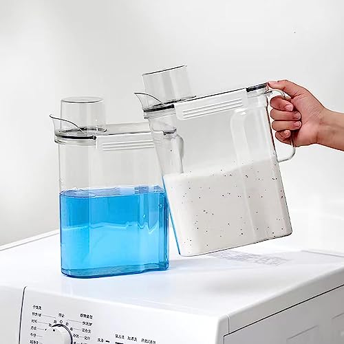 Laundry Detergent Holder, 29x 18cm Laundry Detergent Dispenser, Washing Powder Container With Lid, Fabric Softener Storage Container, Laundry Detergent Dispenser For Beans Laundry Detergent,
