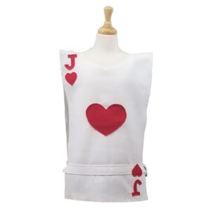 Jack Playing Card Costume Tunic (Hearts, Spades, Clubs or Diamonds) Alice in Wonderland/Card Soldier - Baby, Toddler, Kids, Teen, Adult and Plus Sizes Available (Adult Large)