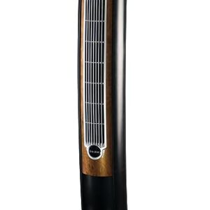 LASKO T42050 42" Wind Curve Tower Fan with Sleep Mode and Remote Control (Black/Woodgrain) (Renewed)