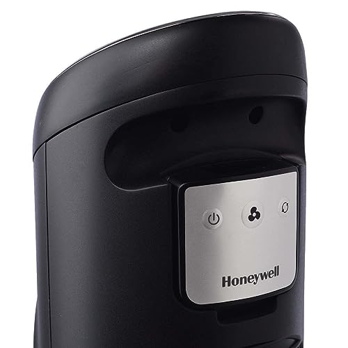 HONEYW HYF260BV2 QuietSet Oscillating Electric Tower Stand Fan (Black) (Renewed)