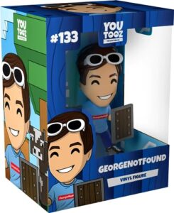 youtooz georgenotfound #133 4.7" inch vinyl figure, dreamsmp collectible limited edition figure from the youtooz gaming collection