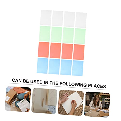 MAGICLULU Pottery Tools 80 pcs Slip Translucent Tools Reading Over Papers Exam Overlay Pad Boards Paper Anti- Drawing Home Stationery Mixed Pottery Anti-Slip Cutting Bookmark