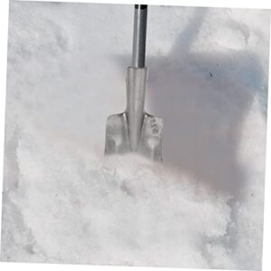 Happyyami Home Tools 2pcs Household Ice Steel Cleaning Removing Remover Road Shovel Outdoor Replaceable Tool Manganese Scraper Deicing Snow Thickened Metal Breaking Sidewalk Removal
