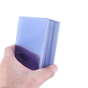 Vctitil 25 pcs Top Loader Collectible Card Baseball Card Holder Gaming Trading Card Card Holder Card