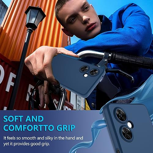 Hensinple for Oneplus Nord N30 5G Case, Shockproof [with Screen Protector] Military Grade Drop 360 Silicone Full Body Protection Cover Phone Case for OnePlus Nord N30 5G/Oneplus CE 3 Lite 5G(Blue)