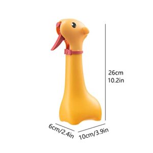 Marooma 0.5L Cartoon Spray Bottle Watering Cans, Playful Watering Can for Indoor Plants, Water Sprayer for Hair, Travel Perfume, Plant Care, Hair Styling, Versatile Indoor Plant Tool(Yellow)