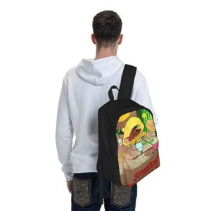 NALCKA Speedy Anime Gonzales Backpack with Large Capacity Laptop Backpack Business Daypack Adjustable Shoulder Strap Bookbag 16.5 inch