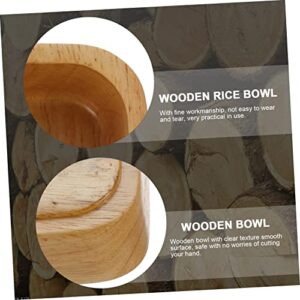 Wooden Bowl Pasta Kit Pasta Containers Glass Snack Containers Glass Basin Cereal Bowl Trifle Bowl Snacks Salad Bowl Salad Bowls Fruit Dish Dessert Wood Salt Glass Salad Bowl ( Color : Small , Size : 9