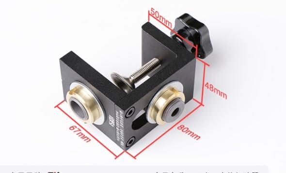 LUMIAX 3 in 1 Small Hole Punch Woodworking Doweling Jig Kit with Positioning Clip Adjustable Drilling Guide New Tools (Color : Type-C)