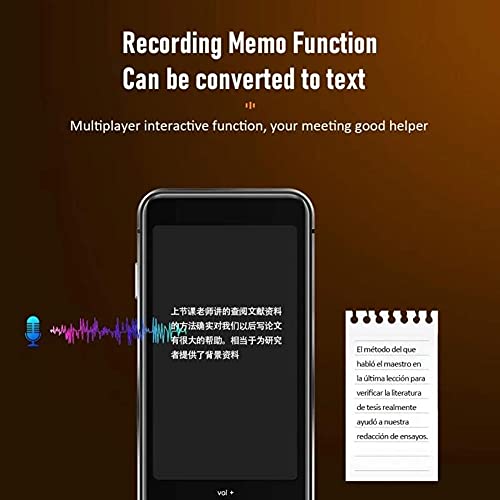 BaRdzo M9 Portable Language Translator 107 Languages Two-Way Real-Time WiFi/Offline Recording/Photo Translatio Language Translator