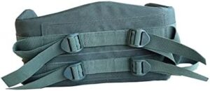alice fible belt and alice kidney pad with strap belt/tactical belt/hip belt/kidney belt for framed rucksack lc-2/alice pack olive green