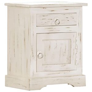 ypwrenh cabinets chest of drawers bedside cabinet white 15.7 "x11.8 x19.7 solid mango wood suitable for bedroom, living room, kitchen