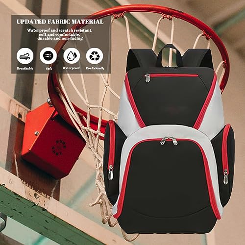 COTVERSE Basketball Bag for Boys, Custom Basketball Backpack Soccer Bag for School Boys, Personalized Name Number Sports Bags Gym, Outdoor, Travel