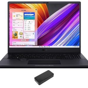 ASUS ProArt Studiobook 16 Workstation Laptop (Intel i7-12700H 14-Core, 32GB DDR5 4800MHz RAM, 2x2TB PCIe SSD RAID 0 (4TB), GeForce RTX 3070 Ti, 16.0" 60Hz 4K (3840x2400), Win 11 Home) with DV4K Dock