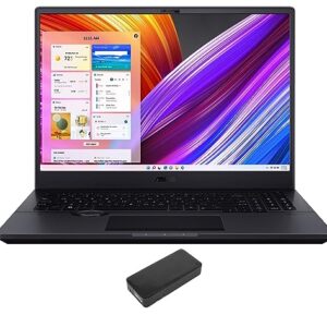ASUS ProArt Studiobook H7600ZX Home & Business Laptop (Intel i7-12700H 14-Core, 32GB DDR5 4800MHz RAM, 2x2TB PCIe SSD RAID 0 (4TB), GeForce RTX 3080 Ti, 16.0" 60Hz Win 11 Pro) with DV4K Dock