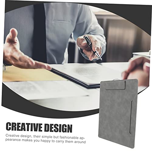 MAGICLULU Folder Board Metal Pencil Business Supplies Office Stuff Document Open House Flags for Real Estate Agents Stationery Document Holder Exam Paper Base Office Document Clip Clipboards