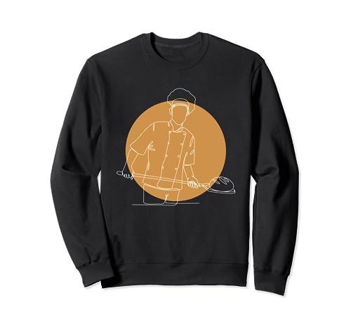 Lineart Bread Dough Bread Maker Bread Queen Bread Baker Sweatshirt