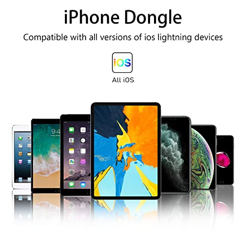 [Apple MFi Certified] Lightning to 3.5mm Headphone Adapter for iPhone, 2 in 1 Headphone Audio Splitter, Adapter AUX Connector Charger Cable Replacement for iPhone 14/13/12/SE/XR/XS/X/8/7/Plus