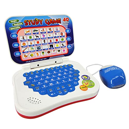 Xiaojikuaipao Bilingual Early Educational Learning Machine Kids Laptop Toys Baby Kids Tablet Electronic Learning Toys