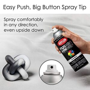 Krylon K02753007 Fusion All-In-One Spray Paint for Indoor/Outdoor Use, Satin White, 12 Ounce (Pack of 2)