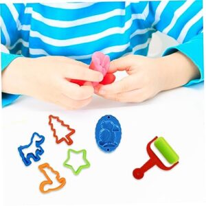 Clay Dough Tool Kit Plastic Playdough Tool Set for Kid Dough Roller Cutter Set as Educational Toy Clay Molds
