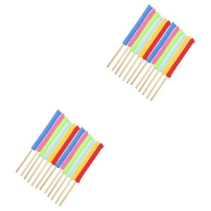 zerodeko 24 pcs cleaning stick blinds cleaner crevice cleaning tool dusters spider web brush washing cleaners house accessories for home tool cleaning brush microfiber dust brush
