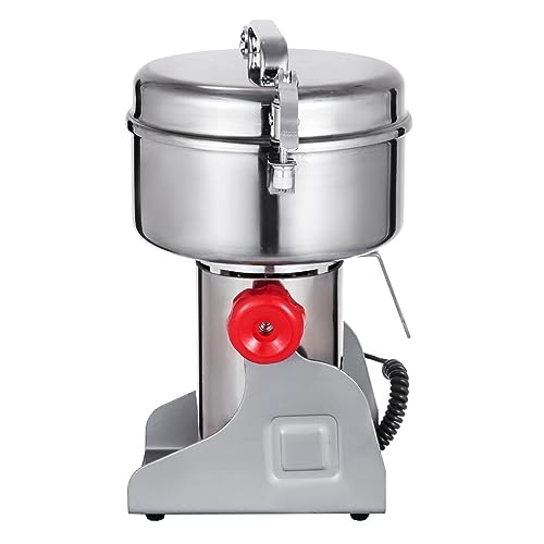 750g Herb Mill Grain Mill Open-Cover-Stop Flour Powder Electric Mill Machine Herbs Autumn Grinder