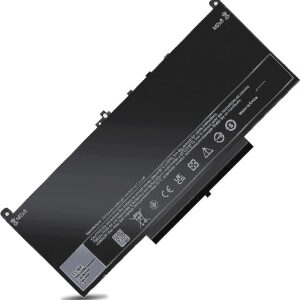 JGTM J60J5 Laptop Battery for Dell Latitude E7470 E7270 Compatible with Battery Type 7.6V 55Wh 7200mAh 4-Cell P61G001 P26G001 0J60J5 0MC34Y MC34Y R1V85 GG4FM 0GG4FM WYWJ2 1W2Y2 242WD R97YT NJJ2H