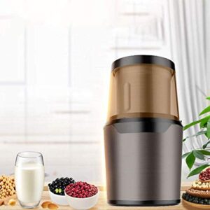 Coffee Machine 300W Portable Electric Coffee Grinder Household Bean Dry Grinding Machine Coffee Maker Beans Mill Herbs Nuts Sonifer Separate Design Plug Storage Design