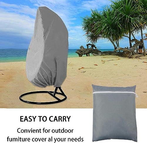 Outdoor Hanging Chair Cover Waterproof 210D Oxford Fabric, Patio Egg Swing Chair Cover, Garden Furniture Covers Pod Chair Cover