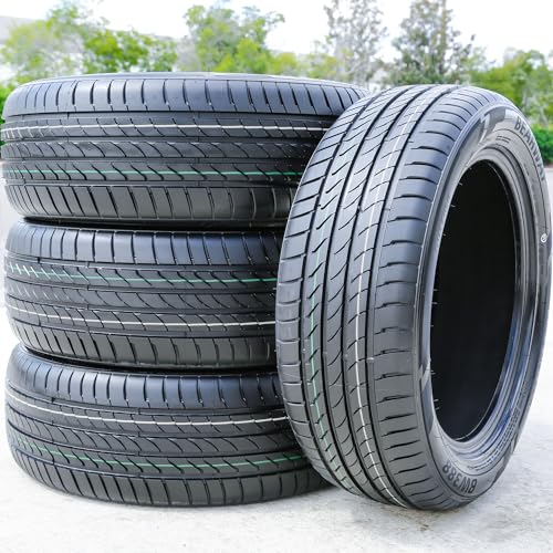 Bearway BW388 All-Season Touring Radial Tire-225/55R18 225/55/18 225/55-18 98V Load Range SL 4-Ply BSW Black Side Wall