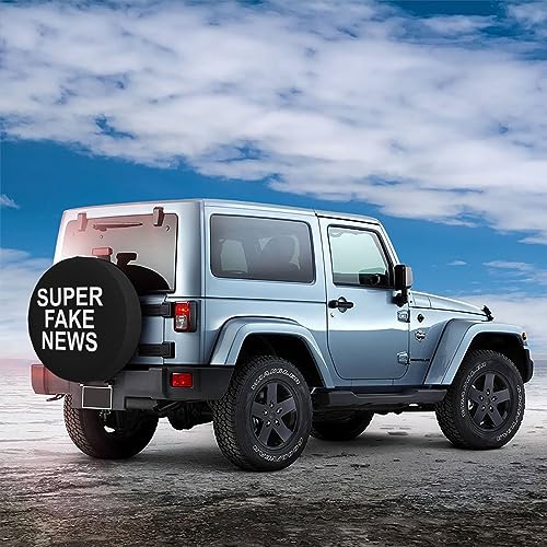 Super Fake News,Funny Tire Cover Universal Fit Spare Tire Protector for Truck SUV Trailer Camper Rv
