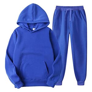 eelhoe tracksuit for men sweatshirt sets for men novelty casual long sleeve hoodies sweatpants stylish loose fit breathable activewear mens sweatsuits sets