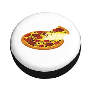 Pizza Slice Pepperoni,Funny Tire Cover Universal Fit Spare Tire Protector for Truck SUV Trailer Camper Rv