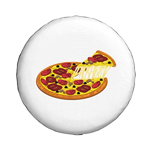 Pizza Slice Pepperoni,Funny Tire Cover Universal Fit Spare Tire Protector for Truck SUV Trailer Camper Rv